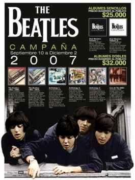 Afiches y Material POP The Beatles Clubflyer Agencia Creativa Square