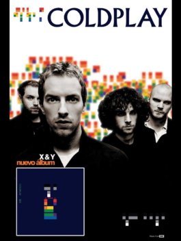 Afiche Coldplay X&Y Clubflyer Agencia Creativa Square