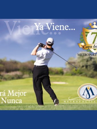Afiche Copa de Golf Metropolitan Club Clubflyer Agencia Creativa Square