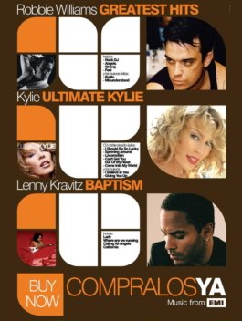 Afiche Emi Music Exitos Clubflyer Agencia Creativa Square