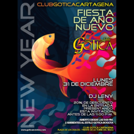 Flyer Gótica Club Cartagena