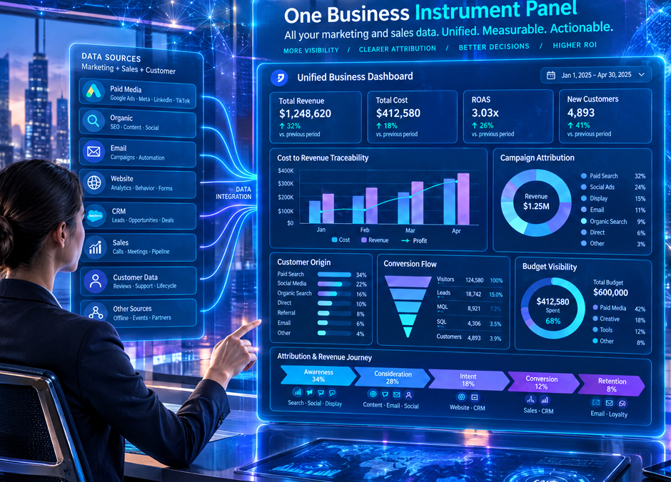 Dashboards y analítica en Clubflyer